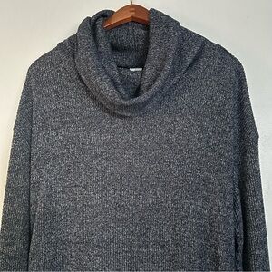 GAP Navy Knit Women’s Sweater Dress Small Long Sleeves Cowl Neck Comfy Warm Cozy